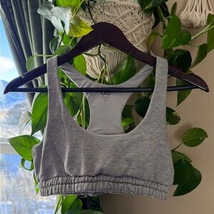 ALO Yoga Heather Gray Sports Bra